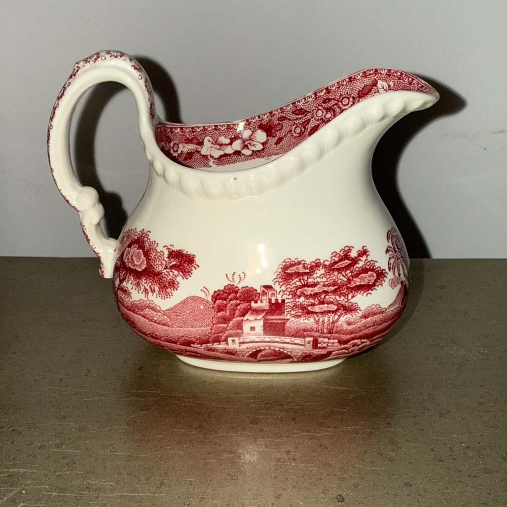 Vintage Copeland Spode Pink Tower ceramic creamer, Old Backstamp - Picture 2 of 5
